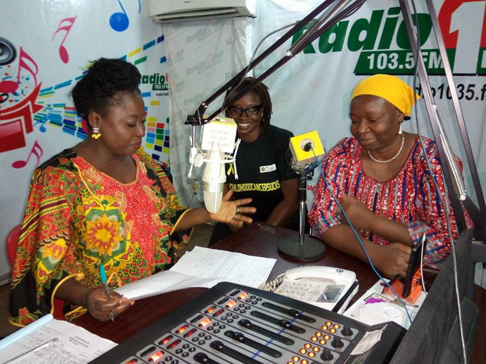 Creating awareness on Childhood Cancer at the Radio Nigeria 103.5fm