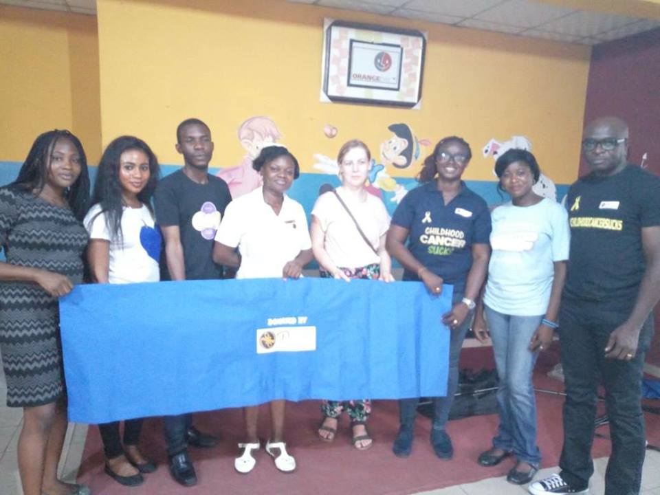 Donating five (5) camping beds for the LUTH pediatric oncology ward